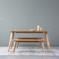 Solid Wood Dining Room Table Contemporary Natural Dining Site Table