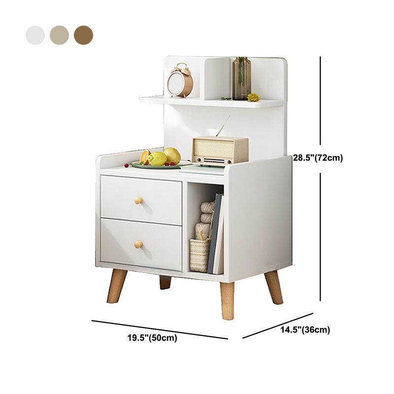 Open Storage Modern Night Table Drawer Storage Imitation Wood Nightstand Clearhalo 'Bedroom Furniture' 'furn' 'furn_night_stand' 'Furniture' 'night_stand' 'Nightstands' 1200x1200_f6936e02-9386-43f6-986d-1eee8e7bfb8b
