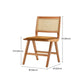 Contemporary Side Chair Wood Open Back Dining Room Chair for Dining Room