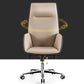 Modern Armless Office Chair Leather Tilt Mechanism No Distressing Desk Chair
