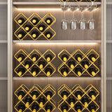 Modern Wine Bottle & Glass Rack Metal Wine Holder for Kitchen Clearhalo 'furn' 'furn_wine_racks' 'Furniture' 'Kitchen & Dining Furniture' 'Wine Racks' 'wine_racks' 1200x1200_f69a5230-860b-48af-9303-323cc2aa957f