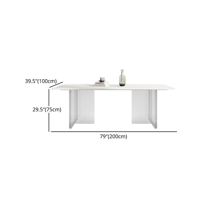 Modern 1/4/5/7 Pieces Dining Set Sintered Stone Dining Table Set with Leather Chairs Clearhalo 'Dining Room Sets' 'Dining Tables & Seating' 'dining_room_set' 'furn' 'furn_dining_room_set' 'Furniture' 'furniture_dining_room_set' 'Kitchen & Dining Furniture' 'kitchen&dining_furn' 'kitchen' 1200x1200_f69d193b-616a-40e5-8e33-f3dd699aab45