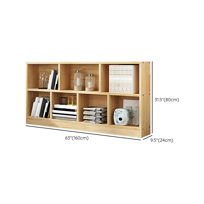 Contemporary Wood Bookcase Standard Bookshelf for Home Office 9.4" Wide Clearhalo 'Bookcases' 'furn' 'furn_bookcases' 'Furniture' 'Office Furniture' 1200x1200_f69d2040-bc89-4054-9cdd-30846cf58f60
