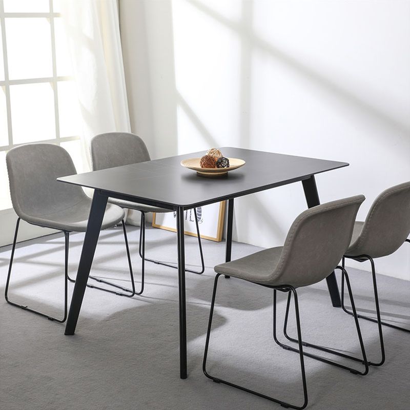 Industrial Style Side Chair Set Dining Room Side Chair Set with Metal Legs Clearhalo ' kitchen&dining_furn' 'Dining Chairs' 'Dining Tables & Seating' 'dining_chair' 'Furniture' 'furniture_dining_chair' 'Kitchen & Dining Furniture' 'kitchen' 1200x1200_f69f1f0b-ee60-4bf5-be7a-e3e12a62aec0