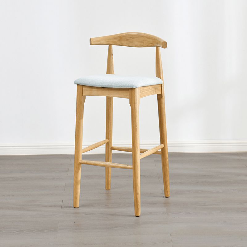 Industrial Style Counter Chair Solid Wood Footrest Counter Stool for Restaurant Clearhalo 'Bar Furniture' 'Bar Stools' 'bar_stools' 'furn' 'furn_bar_stools' 'Furniture' 'Kitchen & Dining Furniture' 1200x1200_f69f492c-4a4b-4dcb-9883-9340859dd41b