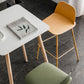 Scandinavian Footrest Metal Barstool Matte Finish Coffee Shop Stool Clearhalo 'Bar Furniture' 'Bar Stools' 'bar_stools' 'furn' 'furn_bar_stools' 'Furniture' 'furniture_bar_stools' 'Kitchen & Dining Furniture' 1200x1200_f69fe891-6c10-494d-9a8d-1f10cea207d7
