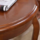 Traditional Round Side Table Minimalist Wood Sofa Corner Table