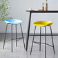 Contemporary Low Back Armless Bar Stool Plastic Bar Stool with Metal Legs Clearhalo 'Bar Furniture' 'Bar Stools' 'bar_stools' 'furn' 'furn_bar_stools' 'Furniture' 'Kitchen & Dining Furniture' 1200x1200_f6a5639f-336d-4c1a-a300-c5816f5a1988