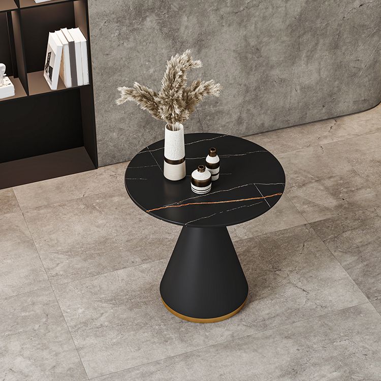 Round Sintered Stone Dining Table Traditional Luxury Pedestal Dining Table Clearhalo ' dining_table' 'Dining Tables & Seating' 'Dining Tables' 'furn' 'furn_dining_table' 'Furniture' 'furniture_dining_table' 'Kitchen & Dining Furniture' 'kitchen&dining_furn' 'kitchen' 'kitchen_dining_table' 1200x1200_f6a58ba4-a312-46b7-a040-a82a9872bb57