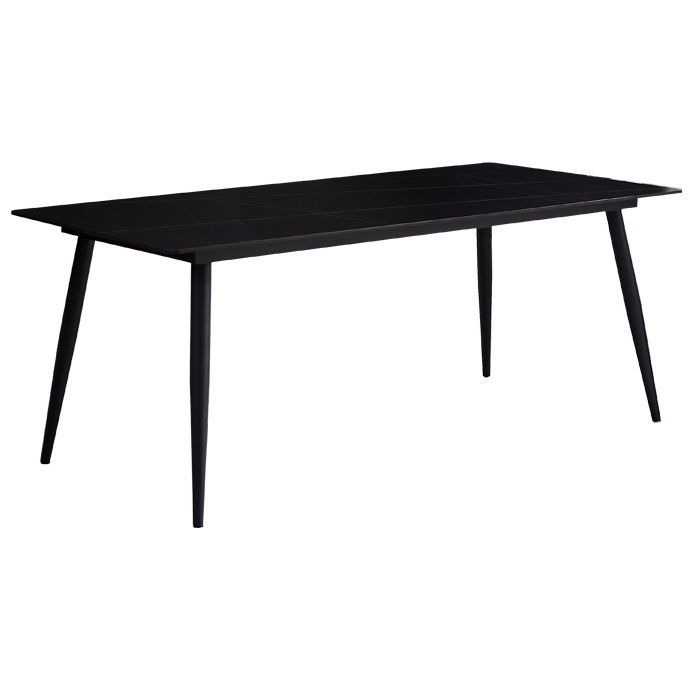 Rechthoekige eigentijdse schrijfbureau Parsons kantoor bureau met metalen benen