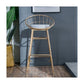 Nordic Style Bucket Counter Stools for Home Upholstered Bar Stools Clearhalo 'Bar Furniture' 'Bar Stools' 'bar_stools' 'furn' 'furn_bar_stools' 'Furniture' 'furniture_bar_stools' 'Kitchen & Dining Furniture' 1200x1200_f6ac16a9-7d6b-4c8a-991e-50fa7d567943