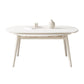 White Drop-Leaf Dining Table Round Sintered Stone Dinner Table for Dining Room Clearhalo 'Dining Tables & Seating' 'Dining Tables' 'dining_table' 'furn' 'furn_dining_table' 'Furniture' 'Kitchen & Dining Furniture' 1200x1200_f6ac3659-7680-4583-ab7a-6a15268be335