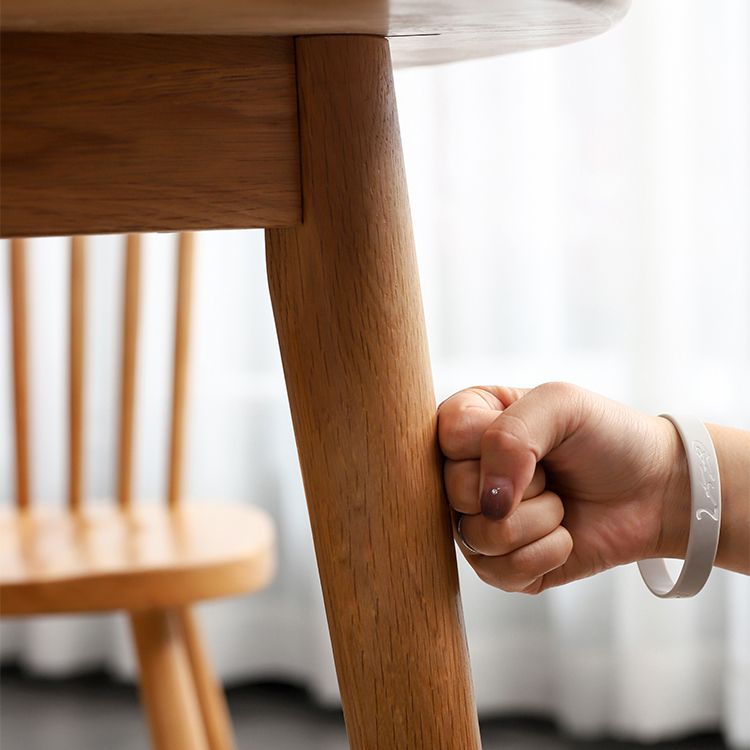 Modern Style Solid Wood Dining Table Round Table with 4 Legs for Coffee Shop Clearhalo ' dining_table' 'Dining Tables & Seating' 'Dining Tables' 'furn' 'furn_dining_table' 'Furniture' 'furniture_dining_table' 'Kitchen & Dining Furniture' 'kitchen&dining_furn' 'kitchen' 'kitchen_dining_table' 1200x1200_f6b1f88c-8f0a-477e-8f7b-1c2dc6385410