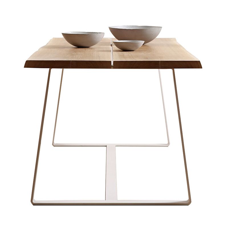 Rectangle Shape Luxury Dining Table Wood Color Fixed Table with Solid Wood Clearhalo ' dining_table' 'Dining Tables & Seating' 'Dining Tables' 'furn' 'furn_dining_table' 'Furniture' 'furniture_dining_table' 'Kitchen & Dining Furniture' 'kitchen&dining_furn' 'kitchen' 'kitchen_dining_table' 1200x1200_f6b3156f-00fb-41f5-97d0-dcd6ca937625