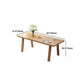 Minimalist Pine Dining Room Table Set 1/2/7 Pieces Home Table and Chairs Clearhalo 'Dining Room Sets' 'Dining Tables & Seating' 'dining_room_set' 'furn' 'furn_dining_room_set' 'Furniture' 'Kitchen & Dining Furniture' 1200x1200_f6b4e801-82ab-4a5e-846f-5051fafe59a6
