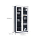 Modern File Cabinet Storage Shelves Color Block File Cabinet for Home or Office