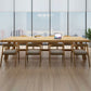 Wood Top Dining Table Traditional Luxury Table with Trestle Base