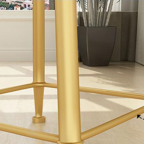 Glam Armless Kitchen Dining Side Chair Open Back Dining Side Chair Clearhalo 'Dining Chairs' 'Dining Tables & Seating' 'dining_chair' 'furn' 'furn_dining_chair' 'Furniture' 'Kitchen & Dining Furniture' 1200x1200_f6b724c2-c44f-4cdc-a986-d122efb3e19b