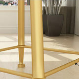 Glam Armless Kitchen Dining Side Chair Open Back Dining Side Chair Clearhalo 'Dining Chairs' 'Dining Tables & Seating' 'dining_chair' 'furn' 'furn_dining_chair' 'Furniture' 'Kitchen & Dining Furniture' 1200x1200_f6b724c2-c44f-4cdc-a986-d122efb3e19b