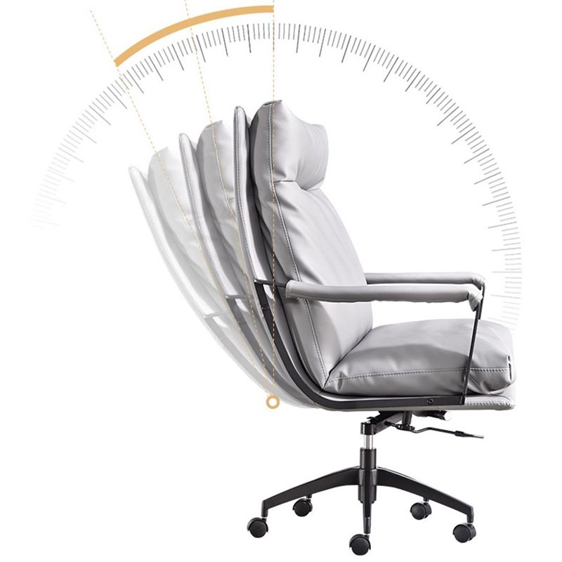 Modern Managers Chair Padded Arms Executive Chair with Wheels for Office Clearhalo 'furn' 'furn_office_chair' 'Furniture' 'Office Chairs' 'Office Furniture' 'office_chair' 1200x1200_f6b9efc6-1f48-4b97-86fe-2c616f06dfea