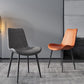 Modern Dining Side Chair Matte Finish Leather Curved Parsons Armless Chair Clearhalo ' kitchen&dining_furn' 'Dining Chairs' 'Dining Tables & Seating' 'dining_chair' 'furn' 'furn_dining_chair' 'Furniture' 'furniture_dining_chair' 'Kitchen & Dining Furniture' 'kitchen' 1200x1200_f6bba52b-1661-4d79-ba60-9fd3e7edff99