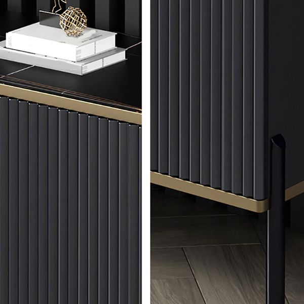 Glam Style Sideboard Stone Side Board with Drawers and Cabinets Clearhalo 'buffet_sideboard' 'Buffets & Sideboards' 'furn' 'furn_buffet_sideboard' 'Furniture' 'Kitchen & Dining Furniture' 1200x1200_f6bbce01-c9a7-454c-946d-1107fe539aa2