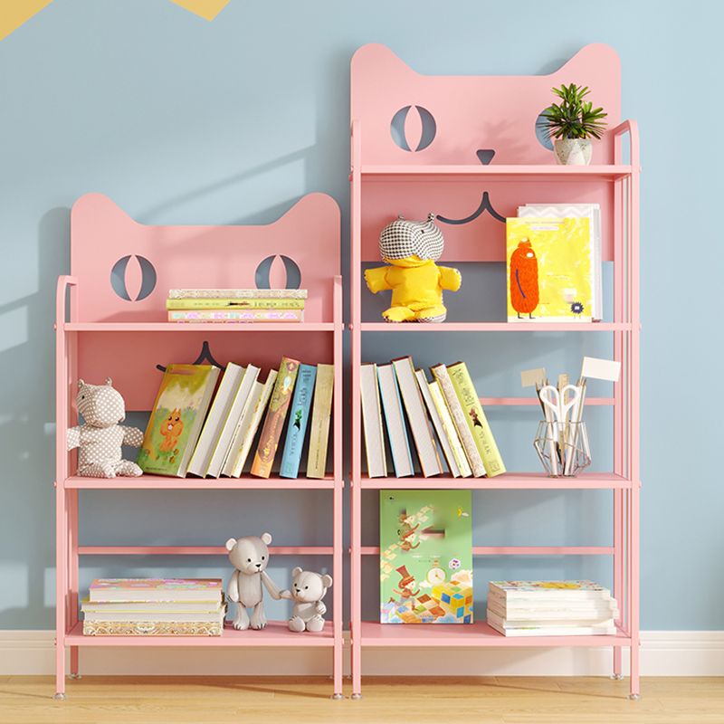 Scandinavian Standard Bookcase Metal Open Back Bookshelf with Shelves Clearhalo 'Bookcases' 'furn' 'furn_bookcases' 'Furniture' 'Office Furniture' 1200x1200_f6bebcec-6bf6-43bb-9c4d-1586712b0c0e