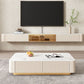 Console multimediale contemporanea Supporto multimediale per TV galleggiante per soggiorno