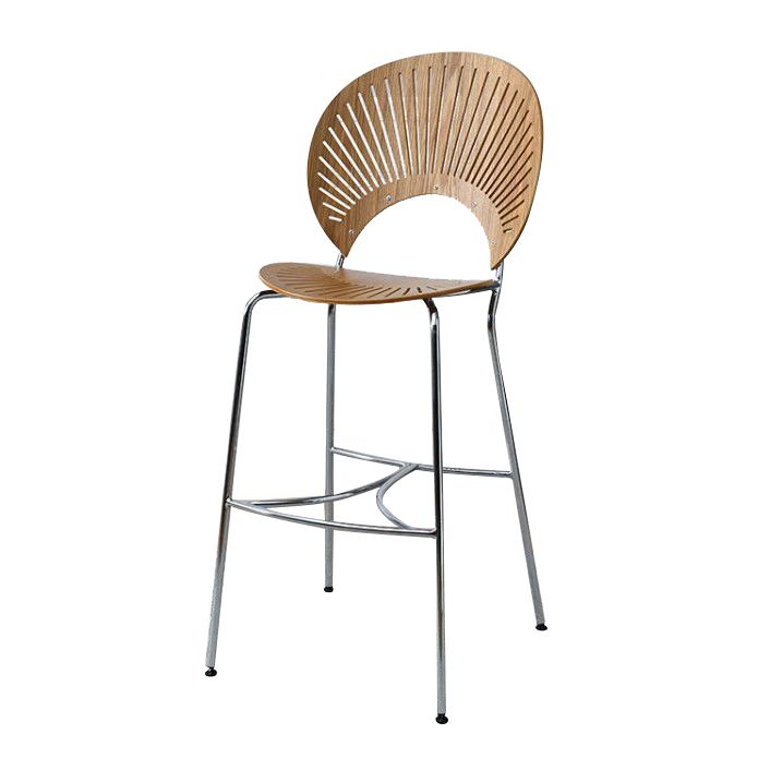 Contemporary Wood Bar and Counter Stool Low Back Stool with 4 Legs Clearhalo 'Bar Furniture' 'Bar Stools' 'bar_stools' 'furn' 'furn_bar_stools' 'Furniture' 'furniture_bar_stools' 'Kitchen & Dining Furniture' 1200x1200_f6c025cd-7206-4b2a-9bf0-f45a38a152be