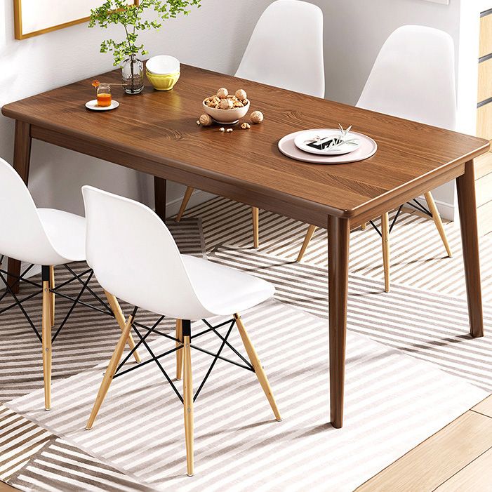 Solid Wood Contemporary Rectangle Table Wood Top Table for Kitchen Clearhalo ' dining_table' 'Dining Tables & Seating' 'Dining Tables' 'furn' 'furn_dining_table' 'Furniture' 'furniture_dining_table' 'Kitchen & Dining Furniture' 'kitchen&dining_furn' 'kitchen' 'kitchen_dining_table' 1200x1200_f6c0a145-7a4d-4330-bdfb-b47136195a4b