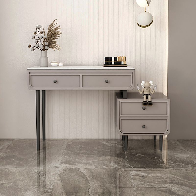 Escritorio de tocador de tocador de maquillaje de top de pizarra de glamera para dormitorio