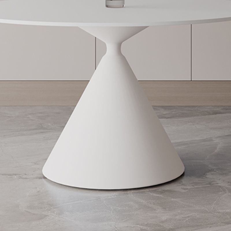 Sintered Stone Home Dining Table Modern Round Dining Room Table Clearhalo 'Dining Tables & Seating' 'Dining Tables' 'dining_table' 'furn' 'furn_dining_table' 'Furniture' 'Kitchen & Dining Furniture' 1200x1200_f6c59069-a994-4621-b26b-d22912a0cb9c