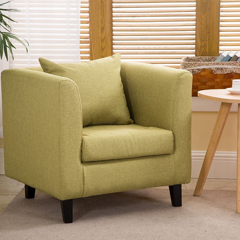 Arms Included Chair 25.5" L x 24"W x 23.6"H Linen Chair for Living Room Clearhalo 'Accent Chairs' 'accent_chairs' 'Chairs & Seating' 'furn' 'furn_accent_chairs' 'Furniture' 'Living Room Furniture' 1200x1200_f6c76735-e0ee-457a-8eae-8071bf39a54b