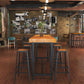 Pine Wood Bar Dining Table Industrial Rectangle Bar Table with Trestle for Cafe Clearhalo 'Bar Furniture' 'Bar Tables' 'bar_tables' 'furn' 'furn_bar_tables' 'Furniture' 'furniture_bar_tables' 'Kitchen & Dining Furniture' 1200x1200_f6c9a958-7fb0-4cce-8b91-95e6596c605c
