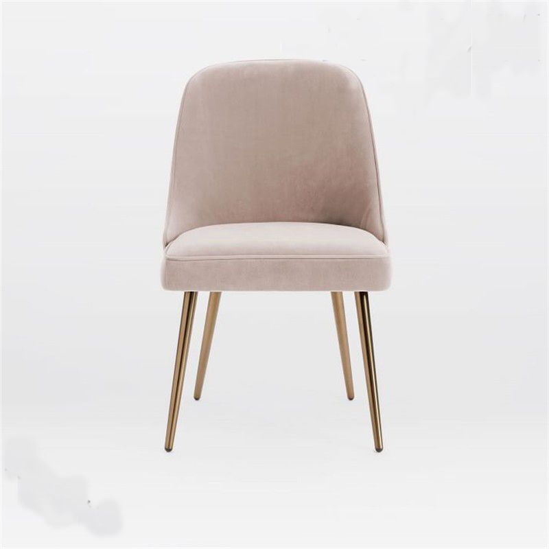 Patas de oro sillas de comedor silla de espalda de espalda global