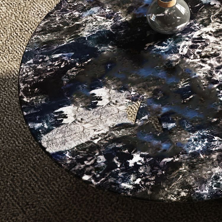 Minimalistic Slate Coffee Table Round Bunching Coffee Table Sets for Living Room Clearhalo 'Coffee & Accent Tables' 'Coffee Tables' 'coffee_tables' 'furn' 'furn_coffee_tables' 'Furniture' 'Living Room Furniture' 1200x1200_f6cd0c3b-762b-4750-905d-f25cd41dd17b