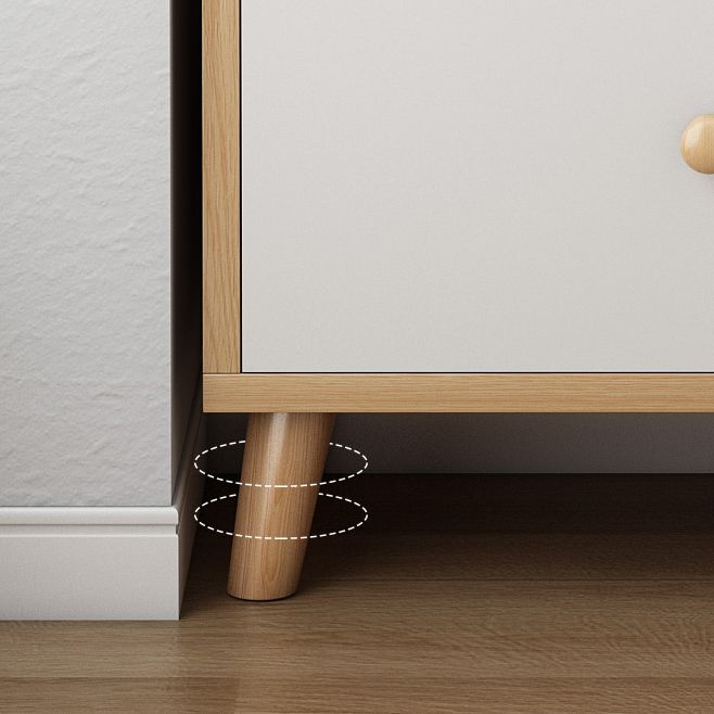 Bibliothèque en bois ouvert Modern Minimalist Home Living Room Bedroom Bibelle