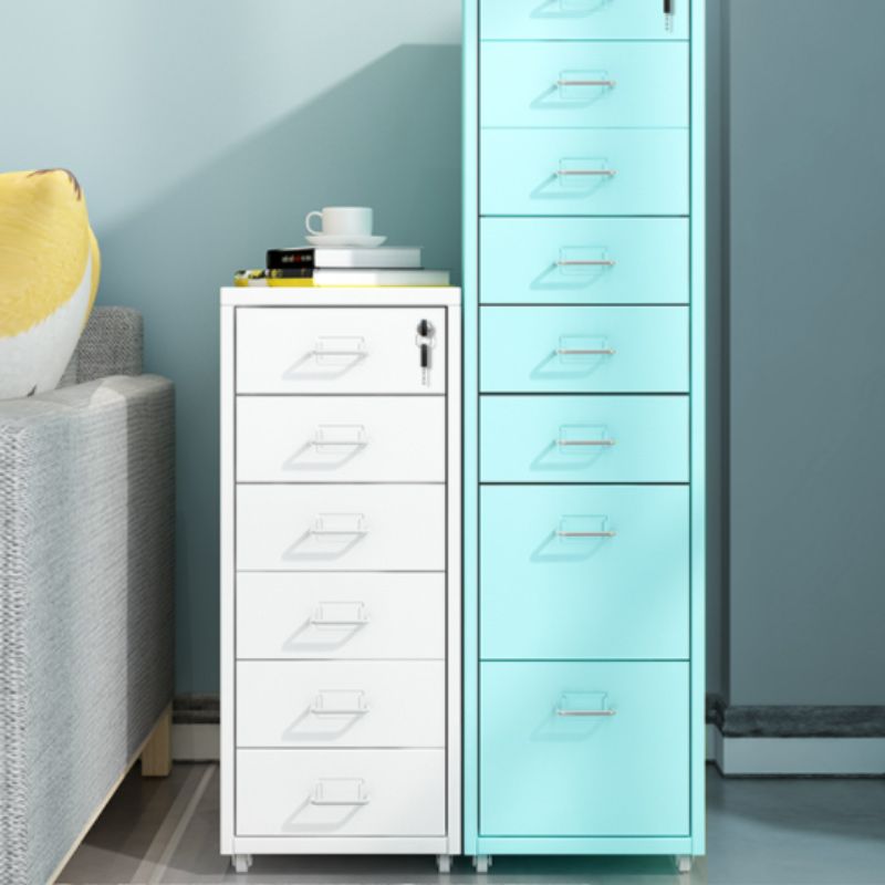 Mobile mobile contemporaneo telaio metallica blocco file mobile laterale