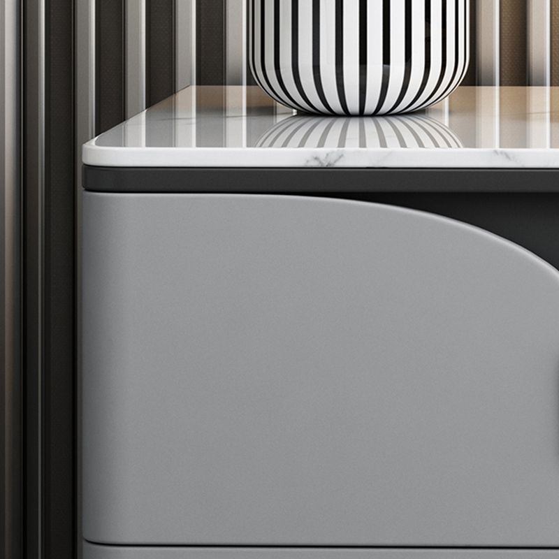 Schubladen Speicherakzent Tisch Nachttisch Antike Finish Nachttisch