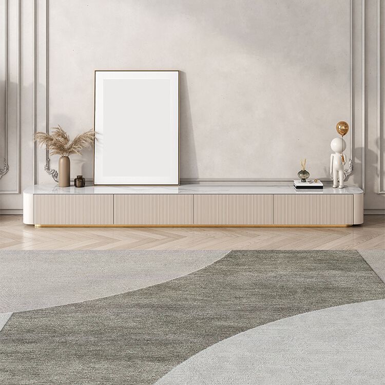 Stone TV Media Stand Contemporary Stand Console with 4 Drawers Clearhalo 'furn' 'furn_tv_stands_entertainment_centers' 'Furniture' 'Living Room Furniture' 'TV Stands & Entertainment Centers' 'TV Stands & Media Storage Furniture' 'tv_stands_entertainment_centers' 1200x1200_f6d499c0-a79f-4dcc-a228-14d993f7331b