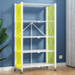 Industrial Folding Etagere Bookshelf Metal Open Bookshelf with Caster Wheels Clearhalo 'Bookcases' 'furn' 'furn_bookcases' 'Furniture' 'furniture_bookcases' 'kitchen' 'kitchen_bookcases' 'Living Room Furniture' 'Office Furniture' 1200x1200_f6d6550c-c508-460b-9d83-56335e2eb153