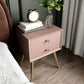 Glam imitazione in legno comodini di stoccaggio gambe incluse comodino da letto