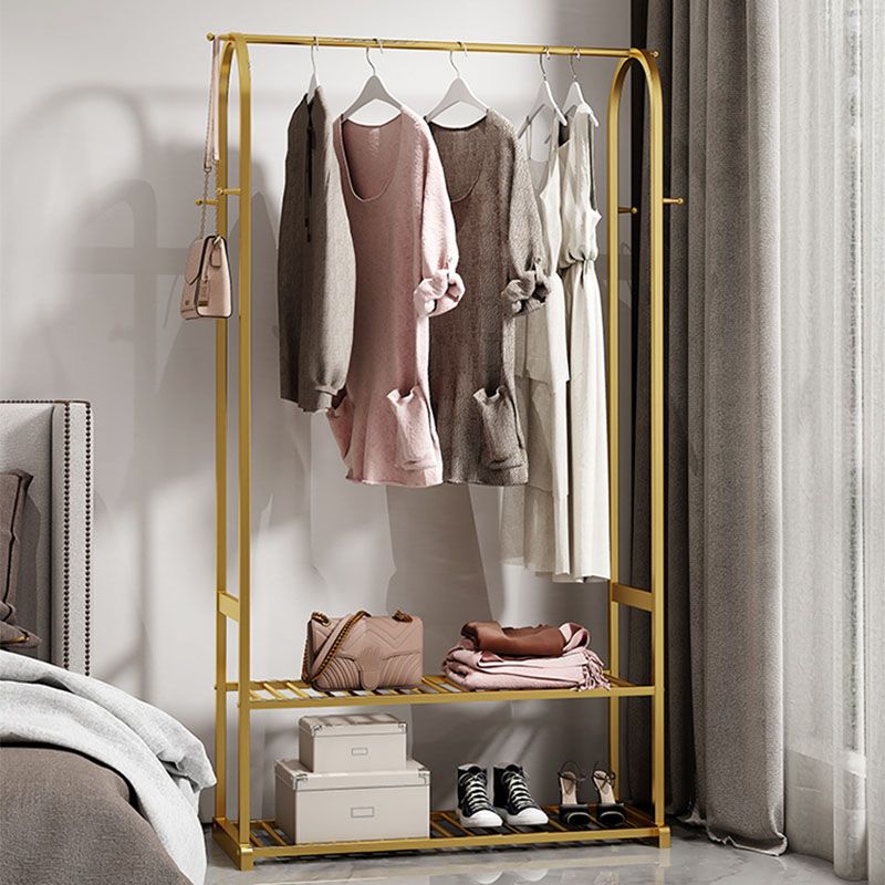 Crochets de manteau de couche à couche ordinaire luxueux avec étagères de rangement