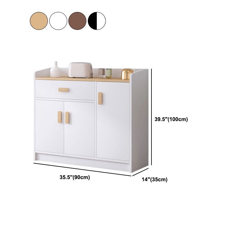 Accentkist met lade houten eigentijdse borst met 2/1-deurs