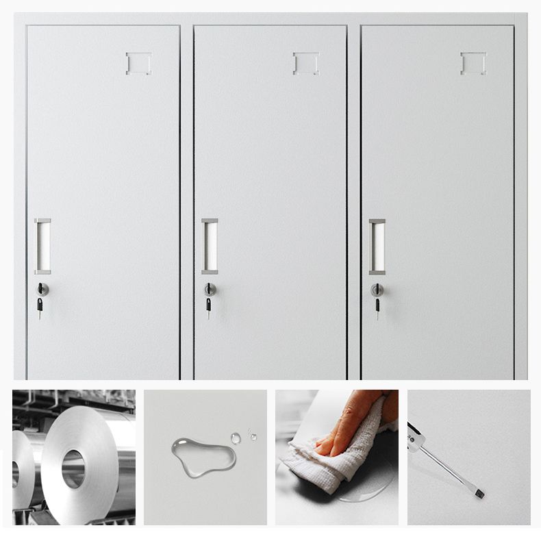 Armoire de garde-robe en acier armoire de garde-robe à charnière contemporaine pour la maison