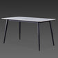 Rectangle Dining Table Industrial Style 4 Legs Base Sintered Stone Table for Home Clearhalo ' dining_table' 'Dining Tables & Seating' 'Dining Tables' 'furn' 'furn_dining_table' 'Furniture' 'furniture_dining_table' 'Kitchen & Dining Furniture' 'kitchen&dining_furn' 'kitchen' 'kitchen_dining_table' 1200x1200_f6e0eae5-ad1f-4a86-8537-1b56ebadda00