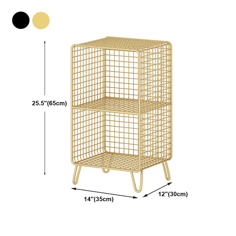 Modern Style Standard Bookcase Metal Closed Back Bookshelf for Home Clearhalo 'Bookcases' 'furn' 'furn_bookcases' 'Furniture' 'furniture_bookcases' 'Office Furniture' 1200x1200_f6e160fb-7b3f-4dc0-a09e-836d62a7b5b4