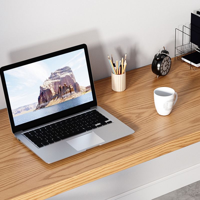 Moderner rechteckiger Schreibtisch Massivholz H-Form Office Desk