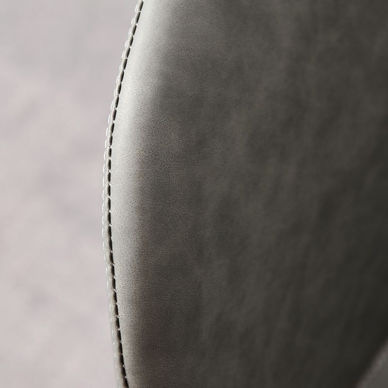 Restaurant Leather Beetle Shape Side Chair Wingback Matte Finish Dining Chair Clearhalo ' kitchen&dining_furn' 'Dining Chairs' 'Dining Tables & Seating' 'dining_chair' 'furn' 'furn_dining_chair' 'Furniture' 'furniture_dining_chair' 'Kitchen & Dining Furniture' 'kitchen' 1200x1200_f6e3938e-9002-49e3-9770-4149812d1264