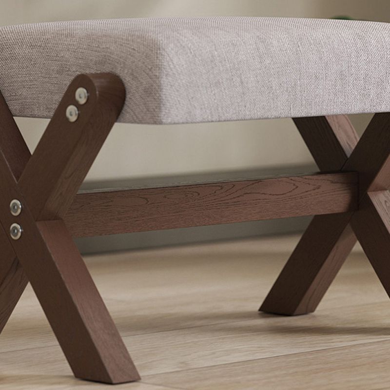 Tablero de pies rectángulo taburete contemporáneo con piernas para sala de estar